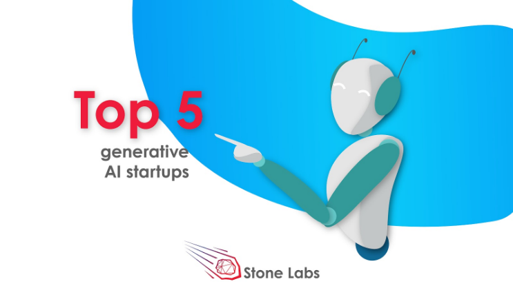 Top 5 generative AI startups